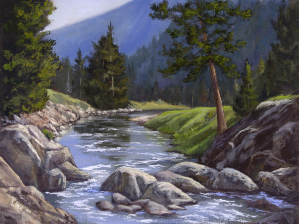 Little Salmon River after Matt Smith by Annie McCoy