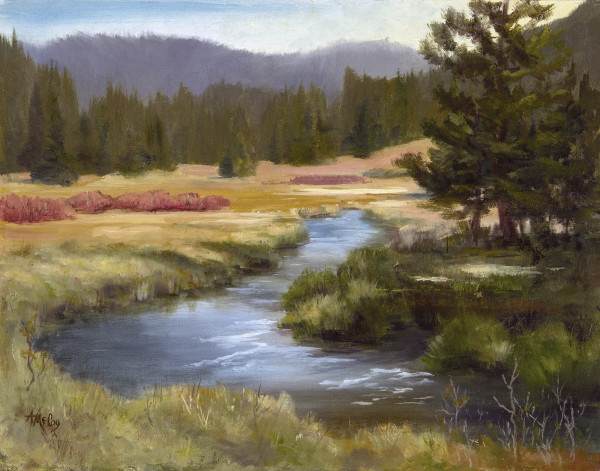 The Meadow at Virginia Cascades by Annie McCoy