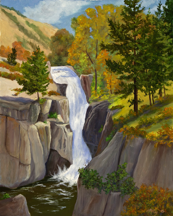 October Rush of Shell Falls by Annie McCoy, Image 1.