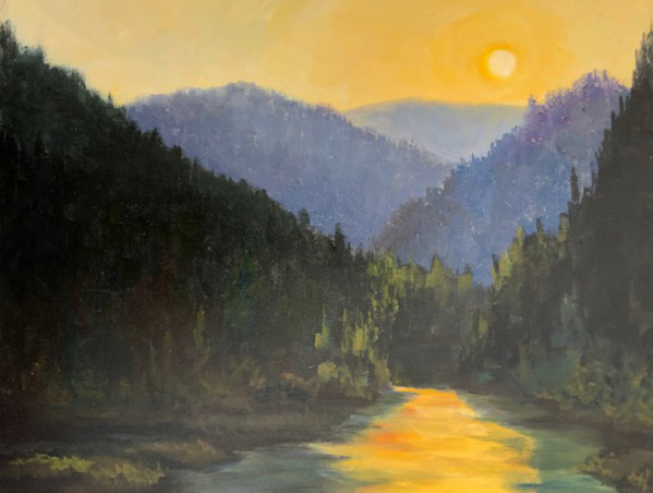 Sunset on Rock Creek by Annie McCoy