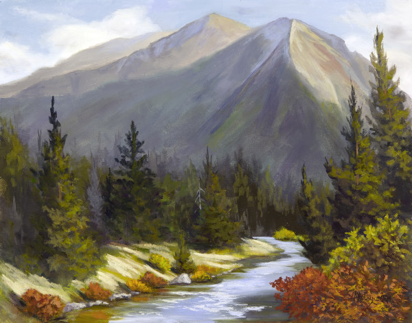 Taylor-Hilgard Mountains in September by Annie McCoy