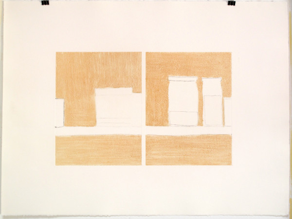 Untitled Monoprint - 15 by Daniel Kohn