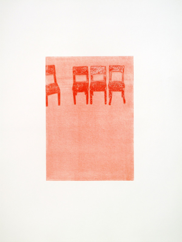 Untitled Monoprint - 2 by Daniel Kohn