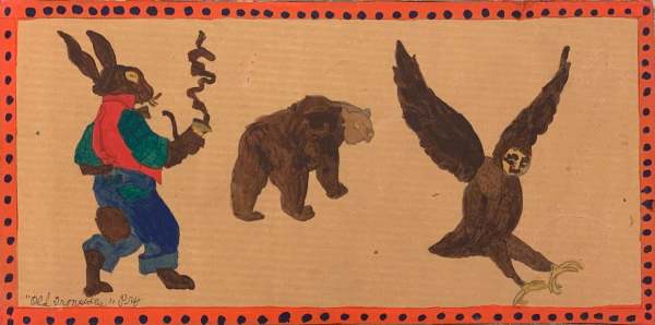 Rabbit, Bear, Owl by Lamont (Old Ironsides) Pry