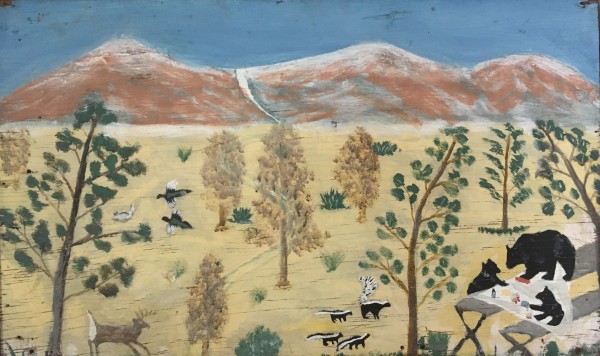 Untitled (Landscape with Animals) by Sanford Darling