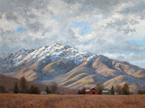 December Peaks by Vicki Pedersen