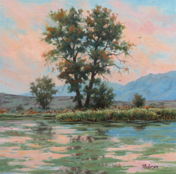 Sunset at Farmer's Pond by Vicki Pedersen