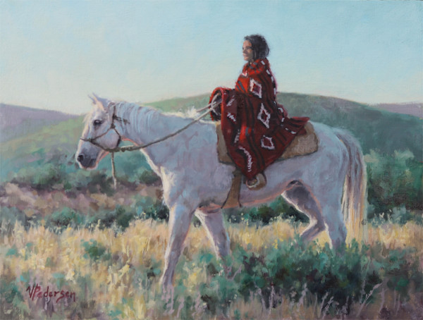Red Blanket by Vicki Pedersen