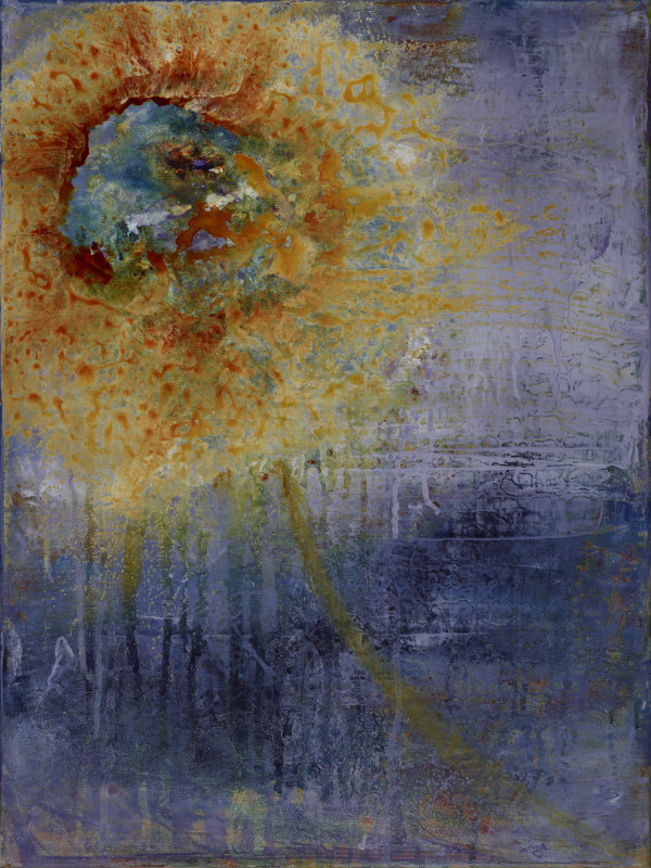 Wabi Sabi Sunflower by Kathryn Abernathy