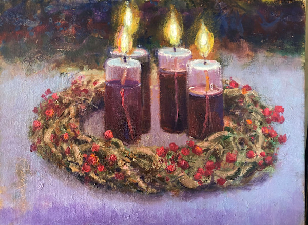 advent wreath afcc 2023 (22 christmas) by Robin Roberts, Image 1.