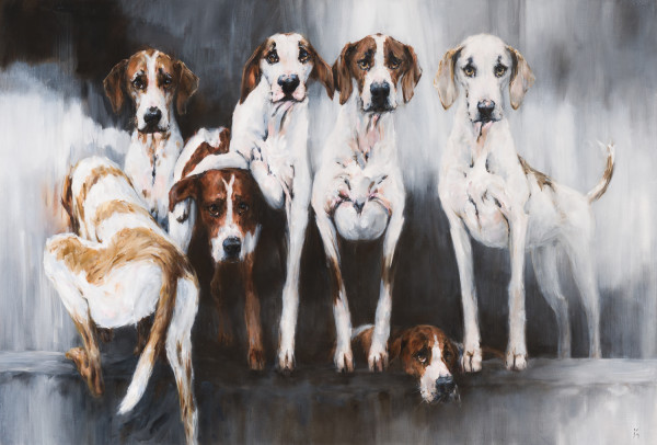Leicestershire Hounds, Quorn by Dede Gold