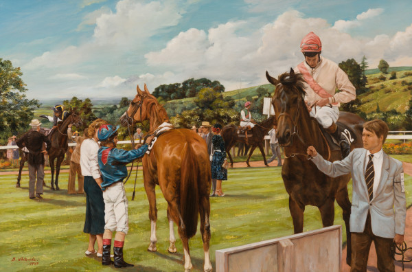 In the Paddock by Brian Whiteside
