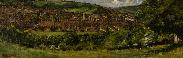 Toward Grosvenor Place, Bath by Peter Brown