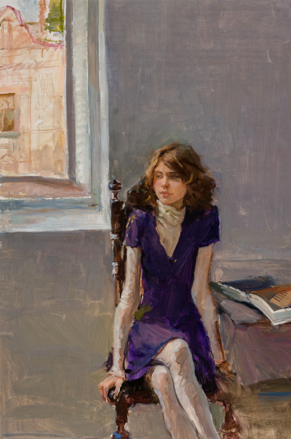 Portrait of a Young Girl by Valeriy Gridnev