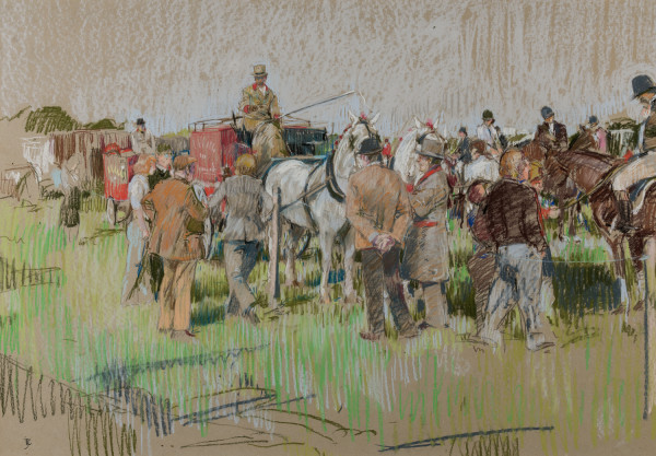 Lining up for Grand Finale, Newbury Show by Thomas J. Coates