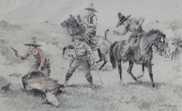 The Cattle Rustlers by Paul Brown