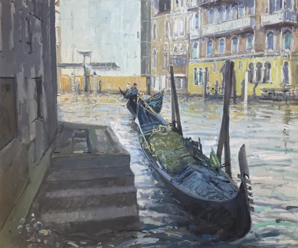 Resting Gondola, Venice by Thomas J. Coates