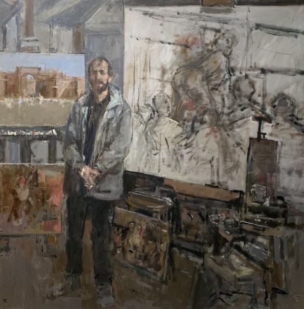 Martin Yeoman in His Studio by Thomas J. Coates