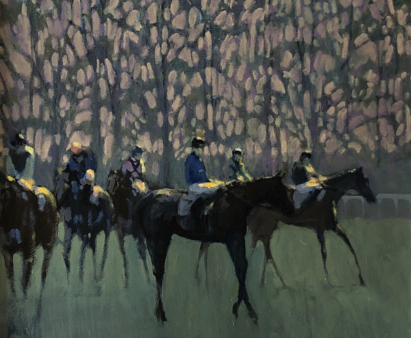 Horses at the Start by Peter Howell