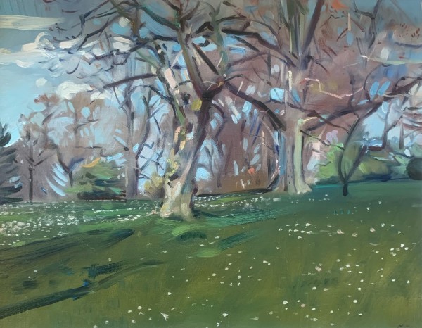The First Day of Spring, Lexington Cemetery by George Claxton