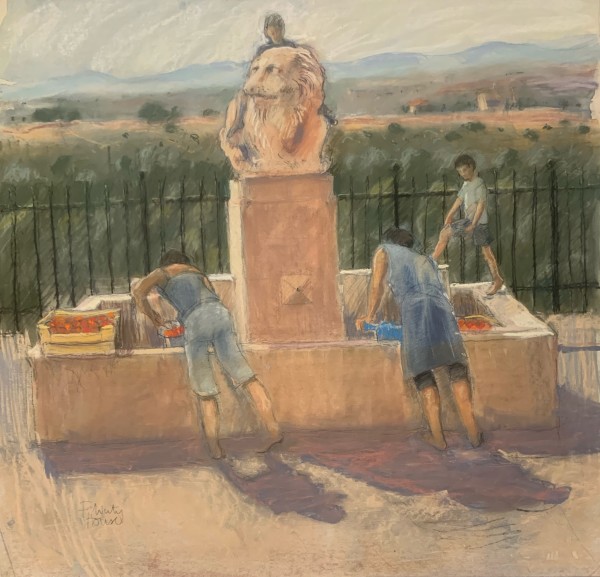 Playing in the Fountain by Felicity House