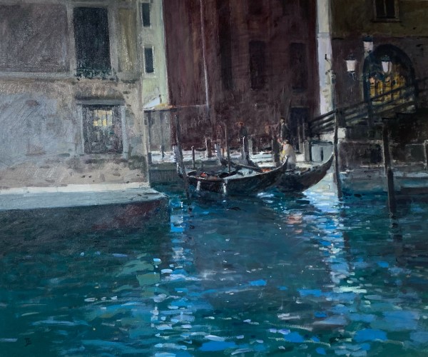 Gondolas, Venice by Thomas J. Coates