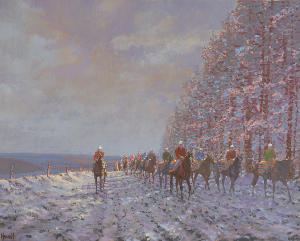 Winter Exercise, Newmarket by Peter Howell