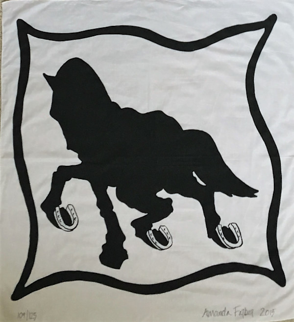 BLACK HORSE 109 of 125 by Amanda Farber