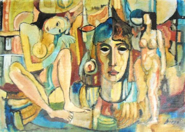 "Three Women" #C63 by Antonio Diego Voci