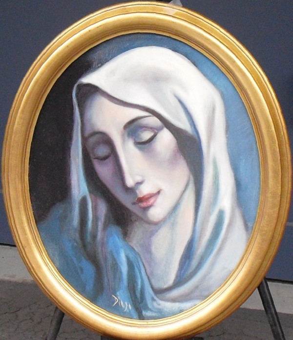 "Madonna in Blu"  #C67 by Antonio Diego Voci