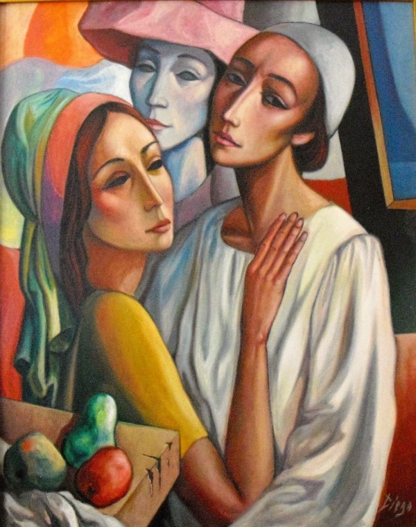 "Masques de la Comedie italienne" #C68 by Antonio Diego Voci by Antonio Diego Voci