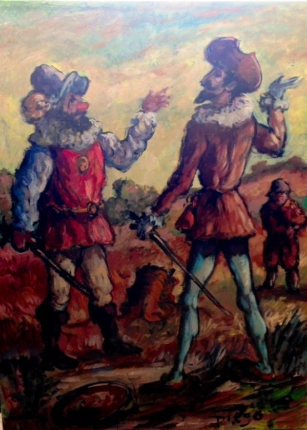 "Don #Quichote & Carasco" #C78 by Antonio Diego Voci