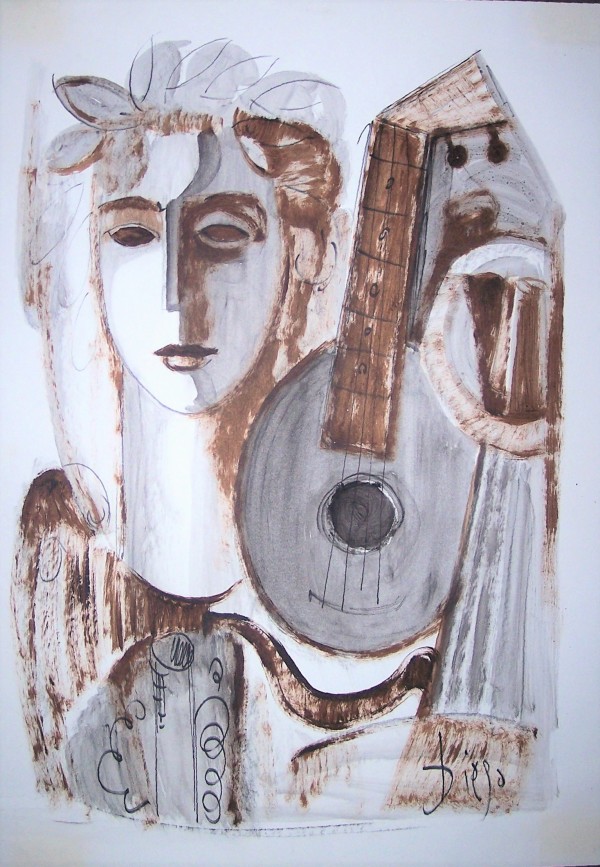 "Face with Mandolin" CD6 by Antonio Diego Voci