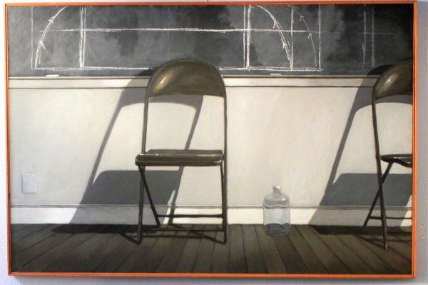 "Studio with 2 Chairs and a Jar" by Norman Lundin by Norman Lundin