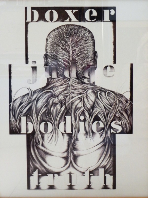 "Boxer Judge Bodies Truth" (Bloodstorm Series) by Lynn Schuette by Lynn Schuette