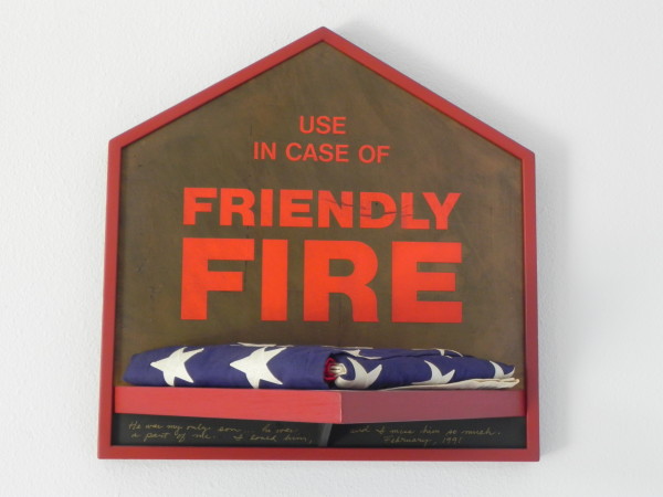 "Friendly Fire" with American Flag by Mario Uribe by Mario Uribe