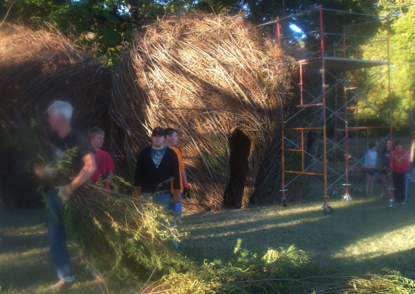 Working with Patrick Dougherty by Diana Atwood McCutcheon