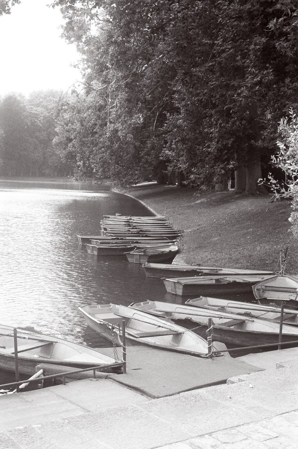 Boats at Fontainebleau by Diana Atwood McCutcheon