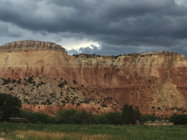 Approaching Storm - Ghost Ranch by Diana Atwood McCutcheon