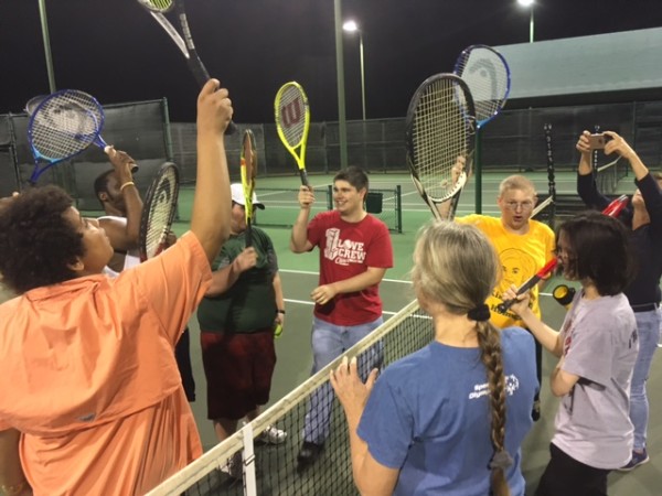 Waco Tennis Club Practice by Diana Atwood McCutcheon