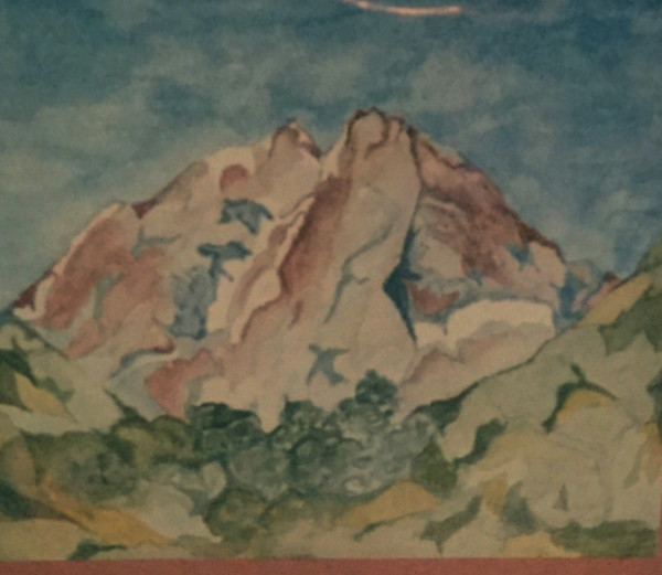 Mountain of God (Maroon Bells near Aspen) by Diana Atwood McCutcheon