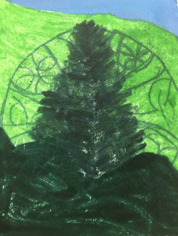 Celtic Tree (1/2) by Diana Atwood McCutcheon