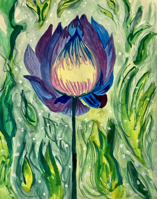 Illuminated Lotus by Diana Atwood McCutcheon