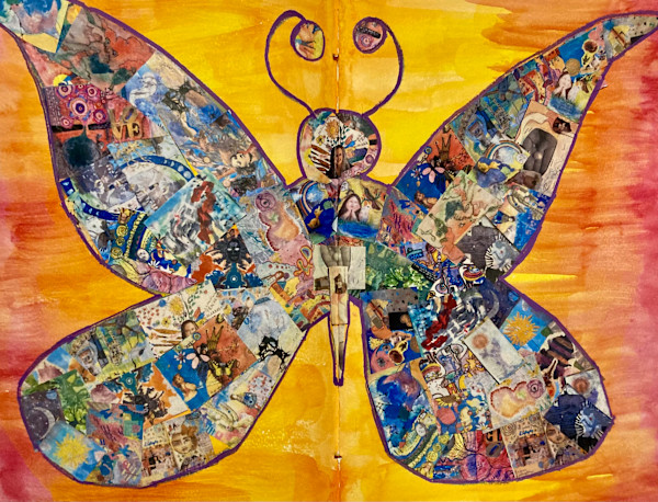 Soul Sisters Butterfly Montage by Diana Atwood McCutcheon