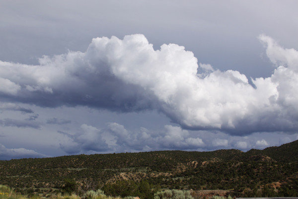 Clouds over Abiquiu by Diana Atwood McCutcheon