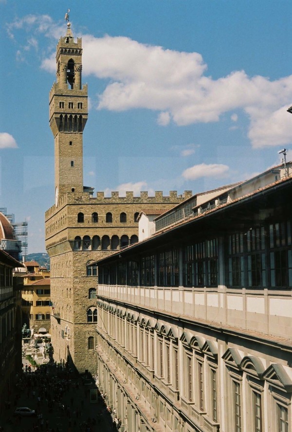 Florence Tower and Sky by Diana Atwood McCutcheon