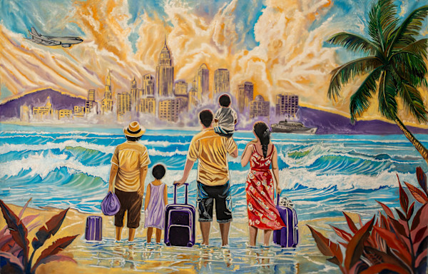 Éxodo Frente al Abismo (Exodus Facing the Abyss) by Oscar Luis Martinez