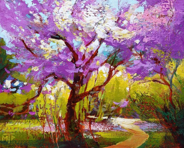 Flowering Tree Study by Tatjana Mirkov-Popovicki