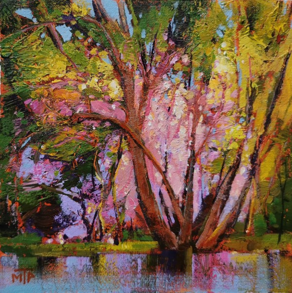Flowering Tree Study II by Tatjana Mirkov-Popovicki