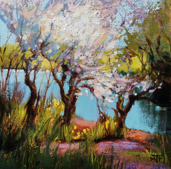 Flowering Tree Study III by Tatjana Mirkov-Popovicki
